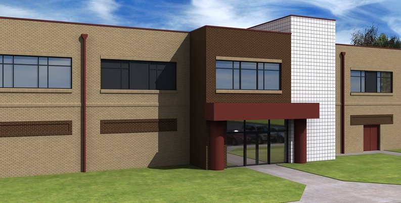 Exterior rendering of Combat Services Support Center